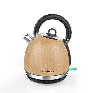 Nasco 1.7Ltr Kettle with Wooden Coating
